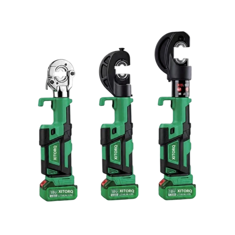 18V Lithium-Ion Hydraulic Crimping Tool — 60-120kN Force, for 10-400mm² Cu/Al Cable Terminals 18V Lithium-Ion Hydraulic Crimping Tool — 60-120kN Force, for 10-400mm² Cu/Al Cable Terminals