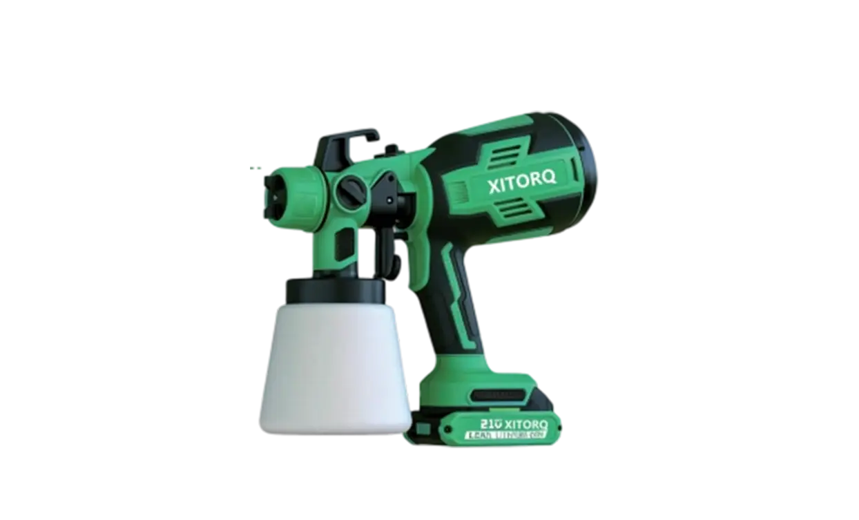 21V Lithium-Ion Cordless Spray Gun (Small Airplane Model) — High-Pressure Atomization, No Compressor Needed