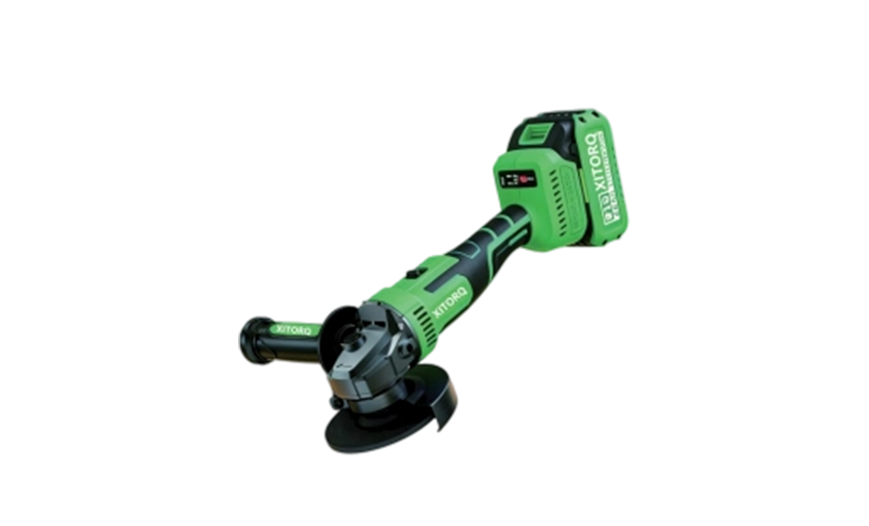 XJ.908 21V Lithium-Ion High-Magnetic Brushless Angle Grinder — 100mm Disc, Cutting/Grinding/Polishing