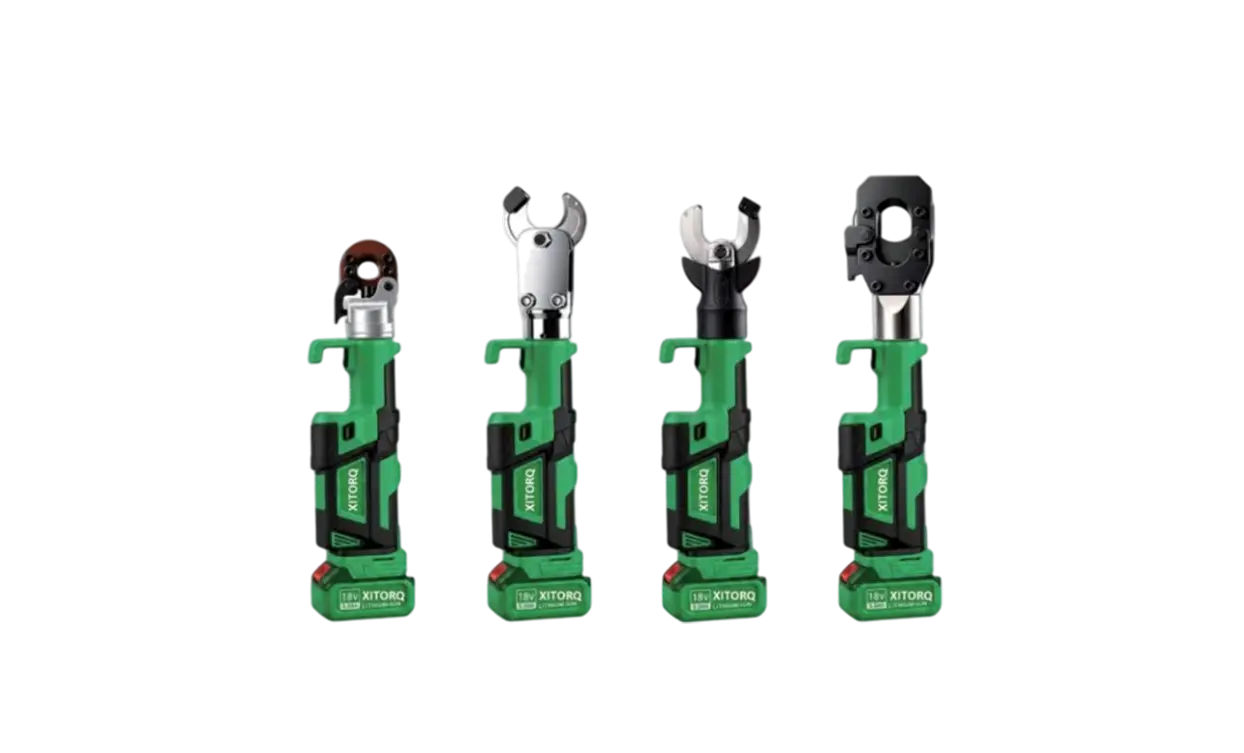 18V Lithium-Ion Industrial Cable Cutter — Spiral Cutting, up to 50mm Cu/Al Cable Diameter