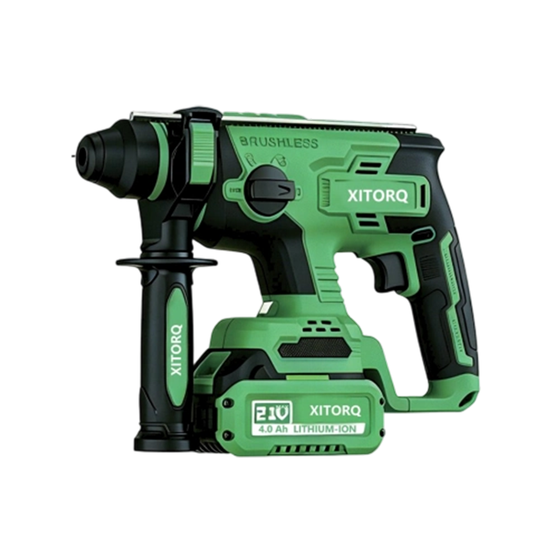 XJ.709 21V High-Magnetic Brushless Rotary Hammer, 1.7J with SDS-Plus Chuck