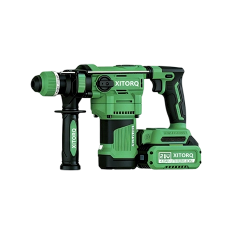 XJ.728 21V Heavy-Duty Rotary Hammer with 2.8J Impact Energy
