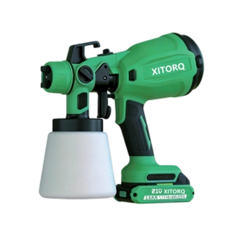 21V Lithium-Ion Cordless Spray Gun (MT Model) — Industrial-Grade, 0-0.5MPa Adjustable Pressure 21V Lithium-Ion Cordless Spray Gun (MT Model) — Industrial-Grade, 0-0.5MPa Adjustable Pressure